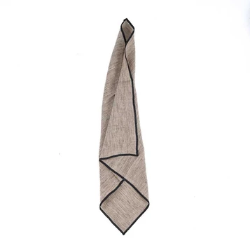 Bazaar Servetėlė 45x45 cm Juoda Linas
