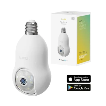 Hombli Smart Bulb Cam, Baltas