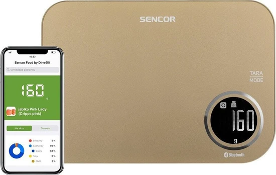 Virtuvinės svarstyklės Sencor SKS 7077CH