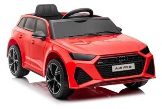 Elektromobilis vaikams Audi RS6, raudonas