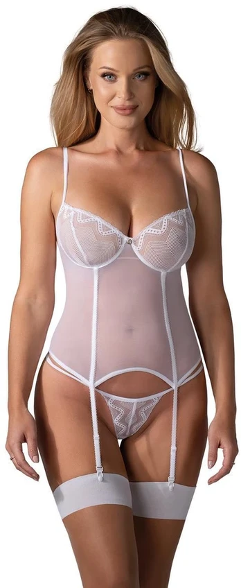 Seksualus rinkinys Obsessive, baltas