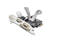 MicroConnect Kontrolierius Microcom PCIE 2.0 x1 – 2x RS-232 DB9 + 1x LPT BD25 (MC- PCI- MCS1P2S)