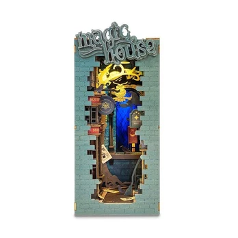 Mini namas 3D konstruktorius TM Varvikas - Magic House Book nook kit RDS005e