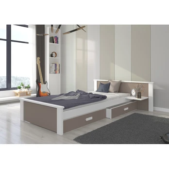 Bed with mattress ALDEX Shelf 180x80