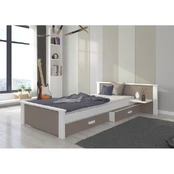 Bed with mattress ALDEX Shelf 180x80 kaina