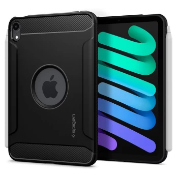 DĖKLAS SPIGEN RUGGED ARMOR IPAD MINI 6 2021 JUODAS