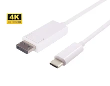 Kabelis MicroConnect USB Type-C, Displayport, 2 m, balta kaina