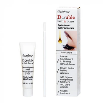 Blakstienų ir antakių serumas Godefroy Double Lash & Brow, 3 ml
