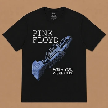 Rock Marškinėliai Rožinė Floyd WYWH Robot Hands, Dydis: M