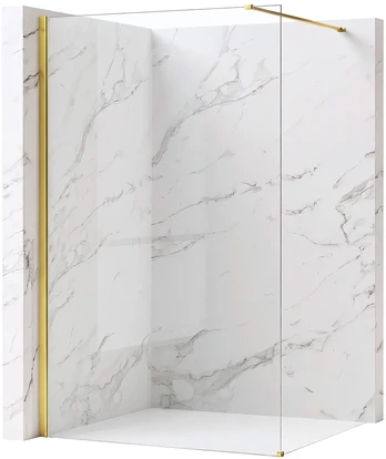 Walk-In dušo sienelė Rea Flexi, Transparent / Gold, 110 cm