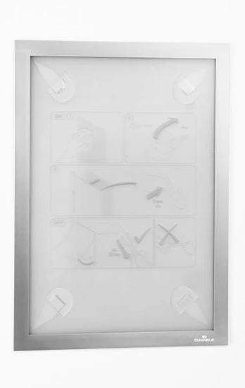 Durable DURABLE DURAFRAME WALLPAPER A4 Inforahmen sidabrinis