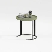 Side table KEIRA D40xH45cm, žalias kaina