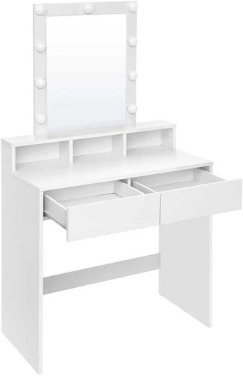 Vasagle Kosmetinis stalas 80 × 40 × 145 cm