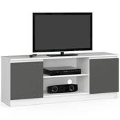 TV staliukas K140, balta/pilka kaina