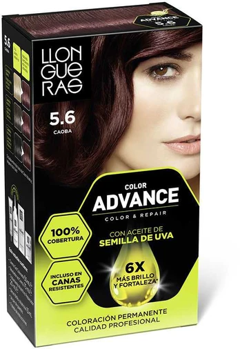 Llongueras COLOR ADVANCE #5,6-caoba 1 u