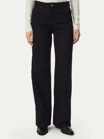 Guess Džinsai W6BA1A D2578 Juoda Wide Leg