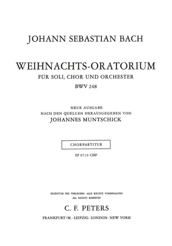 Christmas Oratorio BWV 248 Choral Score
