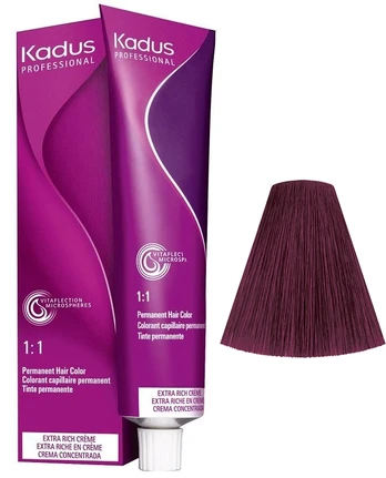 Plaukų dažai Kadus Professional Permanent Color, 4/65, 60 ml