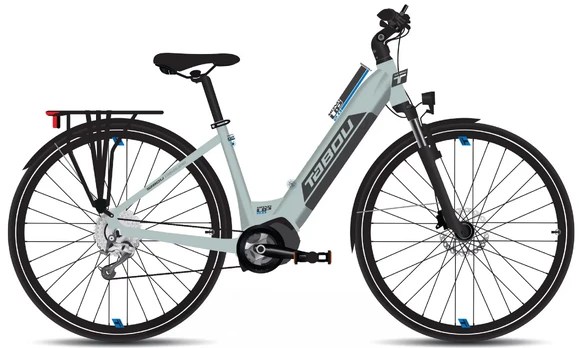 Elektrinis dviratis Tabou Mono UP 2.0 grey-blue-18"