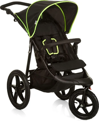 Hauck Runner Juodas/Neon Geltona