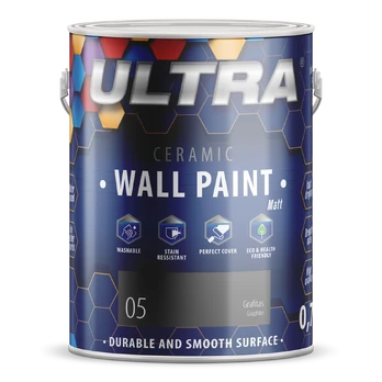 Interjero dažai ULTRA CERAMIC, 2,5 l, Grafitas sp. (5)