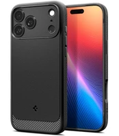 Dėklas Spigen Rugged Armor Mag Magsafe iPhone 17 Pro Max matte juodas