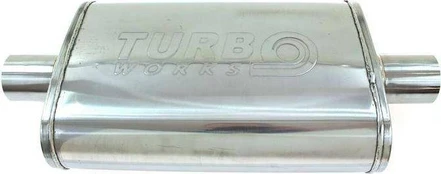 TurboWorks vidurinis duslintuvas 76mm TurboWorks LT 304SS