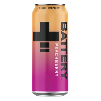 Energinis gėrimas BATTERY PEACH RASPBERRY, 500 ml