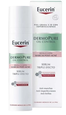 Serumas Eucerin Dermopure Oil Control Triple Effect, 40 ml