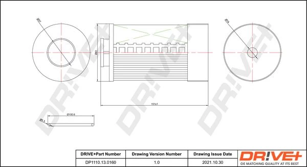 Kuro filtras Dr!ve+ DP1110.13.0160