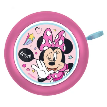 Dviračio skambutis MINNIE, metalinis (rožinis)