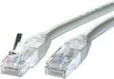 Roline PatchCord, UTP, Kat. 5e, 10 m, pilka (21.15.0510)