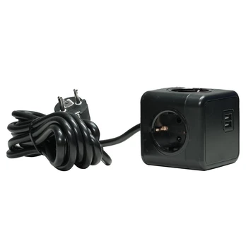 MicroConnect PowerCube Duo USB & Power, 3m