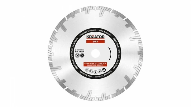 Deimantinis segmentinis diskas 230mm betonui, akmeniui Kreator