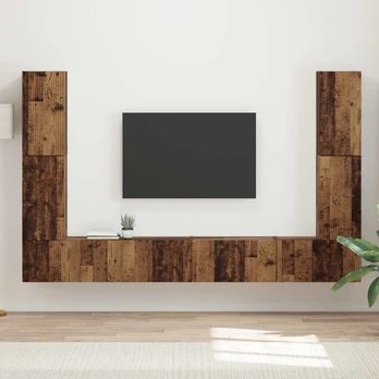 TV staliukas 4 pcs Senovinis medis
