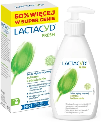 Lactacyd FRESH intymios higienos gelis su pompa 300ML (5000003541)
