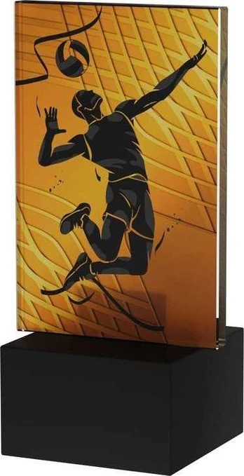 Detal Trofeum Mini-Line Amber - SIATKÓWKA