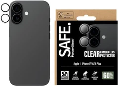 Panzer Glass SAFE skaidrus objektyvo apsauginis dėklas iPhone 17 / iPhone 16 / 16 Plus