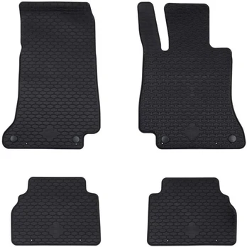 Automobilių kilimėlis 4 pcs Juoda TPE