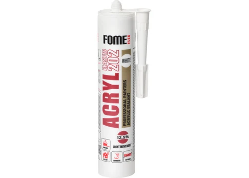 Hermetikas Fome Flex ACRYL 202, universalus, 310ml, baltas, Tegra State