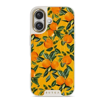 Orange Lemonade - iPhone 16 Case, Elite Light (MagSafe) / Gold
