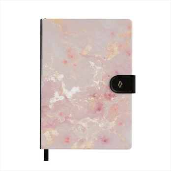 Golden Coral - Pink Notebook, A5 (14.8 x 21cm) / Lined