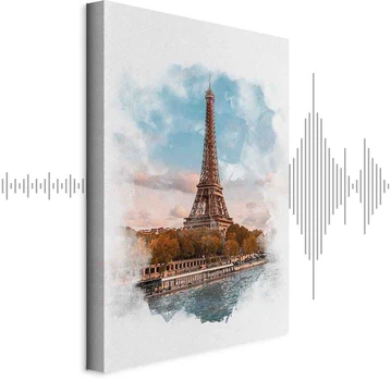 Artgeist Paveikslas - Paris View (1 Part) Vertical