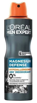 Vyriškas dezodorantas L'Oreal Men Expert Magnesium Defence, 250 ml kaina