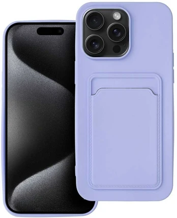 Dėklas Oem CARD Case for IPHONE 15 PRO MAX violet