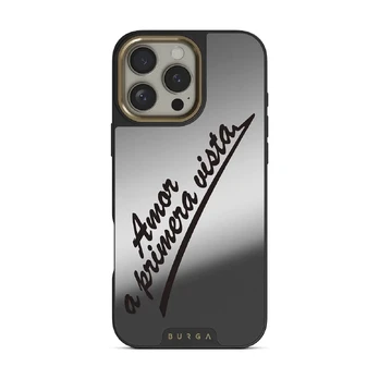 Amor - iPhone 16 Pro Max Case, Elite Mirror Dark (MagSafe) / Gold