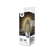 TelForceone LED lemputė E27 C35 2W 230V 2700K 250lm COG skaidrus Forever Light kaina