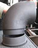 Alkūnė krosnelei 127mm