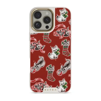 Merry Kitty - iPhone 16 Pro Max Case, Elite Light (MagSafe) / Gold