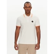 Napapijri Polo marškinėliai E-Macas NP0A4ID5N1A1 Balta Regular Fit